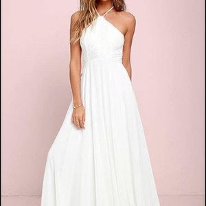 Lulu’s White Maxi Dress
